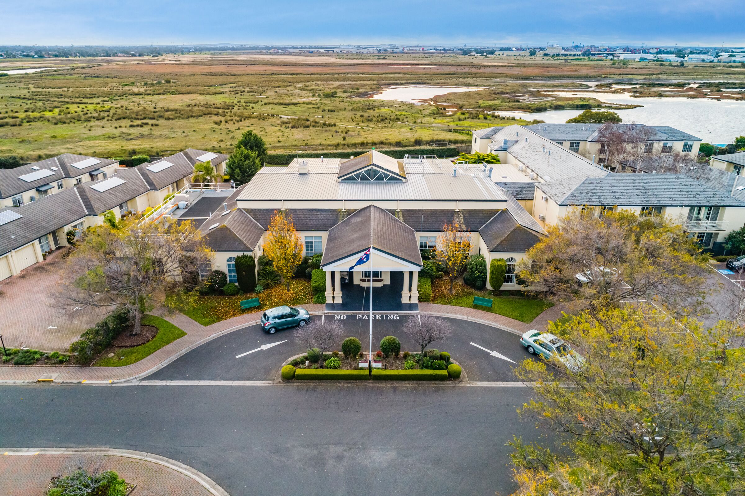 Aerial photo of Port Phillip Village