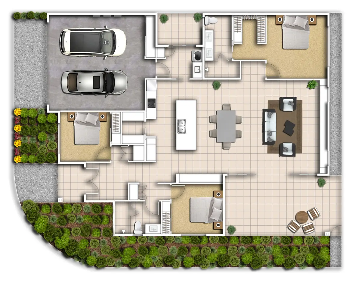 Floor plan photo of GemLife Pacific Paradise
