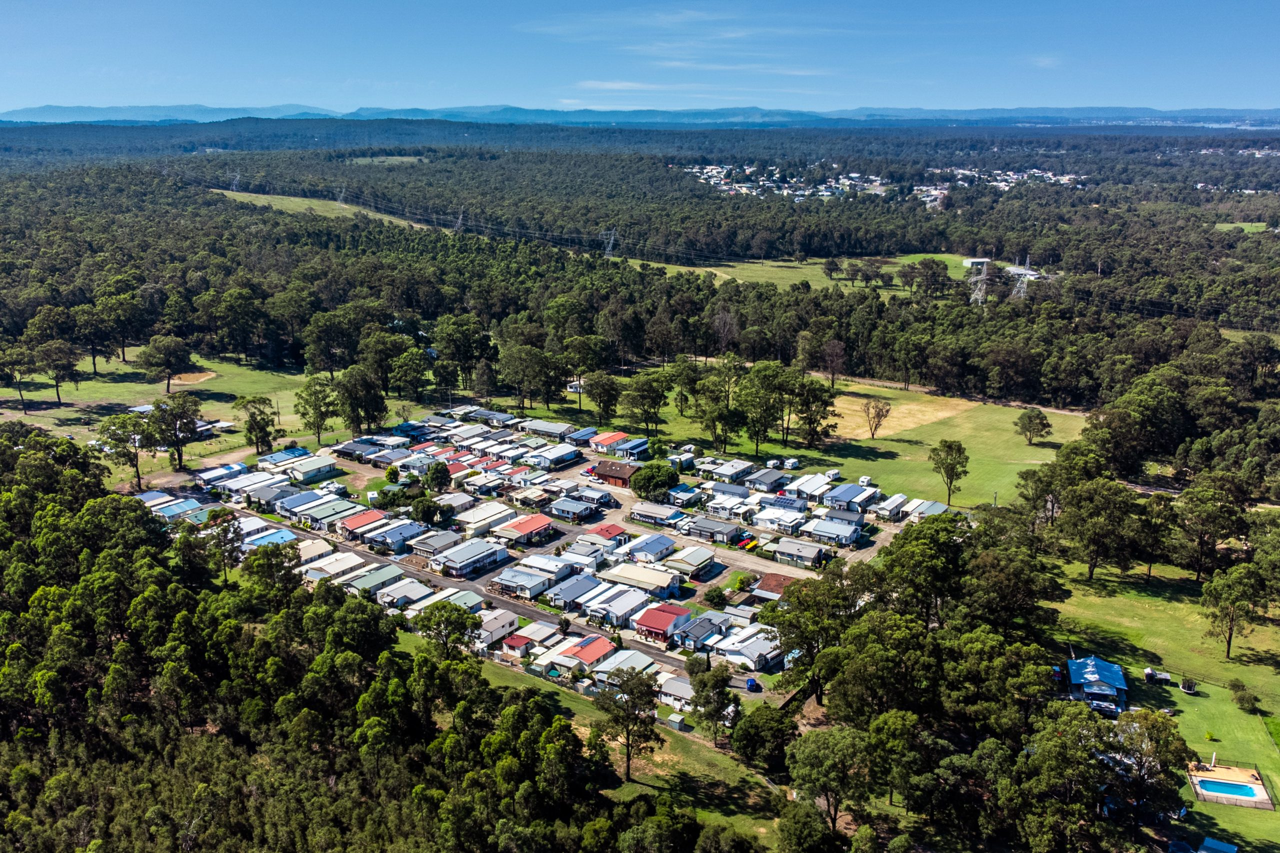 Aerial photo of Hunter Valley Lifestyle Estate
