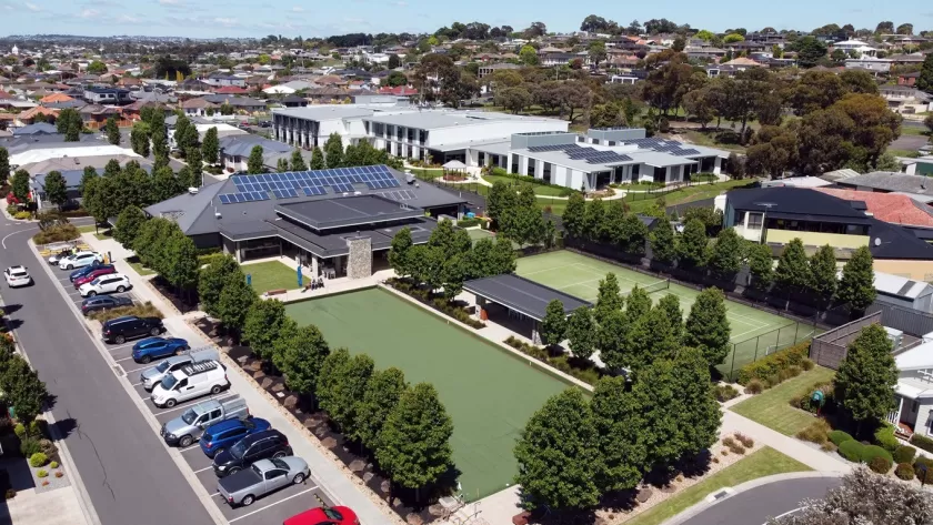 Aerial photo of Lifestyle Geelong