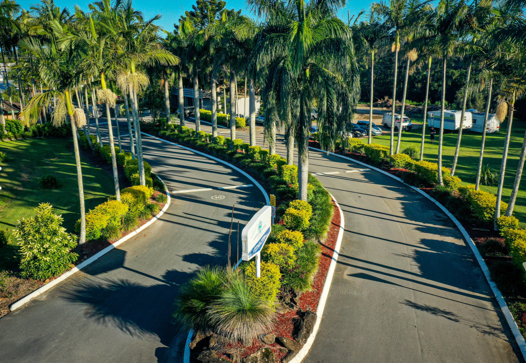 Aerial photo of Chinderah Lakes Lifestyle Estate